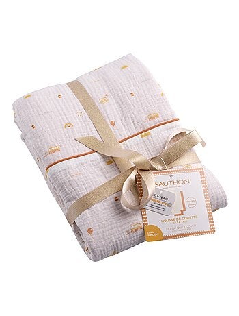Funda nórdica 100x135cm y funda de almohada algodón - SAUTHON