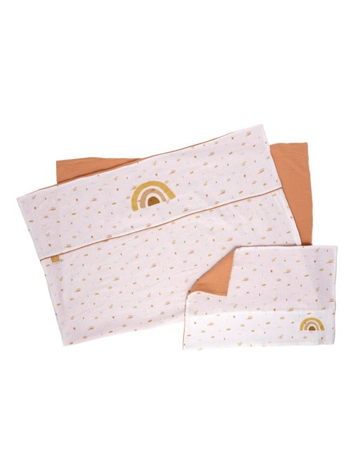Funda nórdica 100x135cm y funda de almohada algodón - SAUTHON - Kiabi