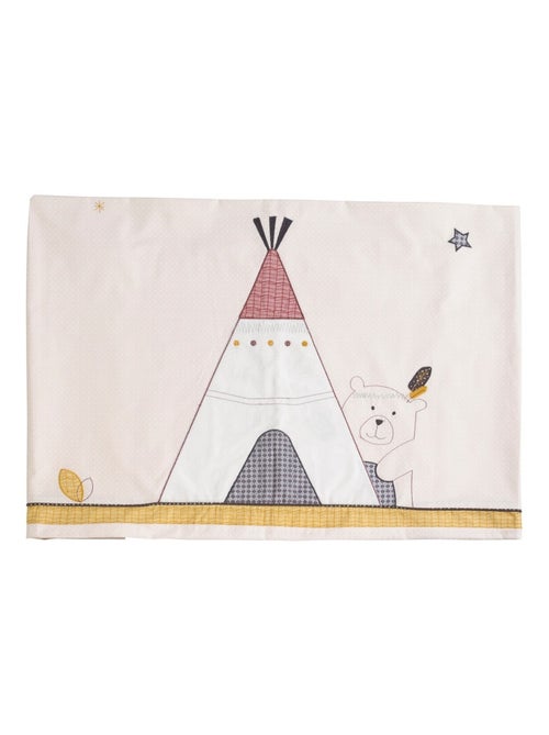 Funda nórdica 100x135cm y funda de almohada en algodón - SAUTHON - Kiabi