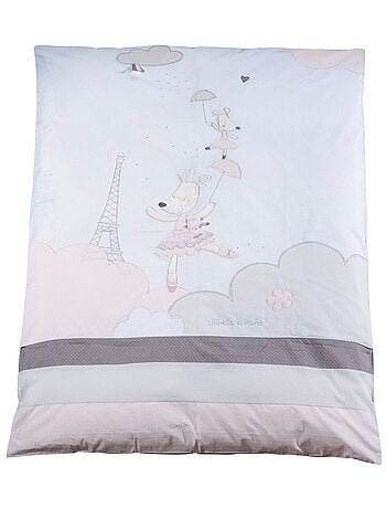 Funda nórdica 100x135cm y funda de almohada en algodón - SAUTHON