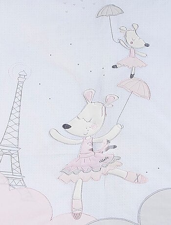 Funda nórdica 100x135cm y funda de almohada en algodón - SAUTHON