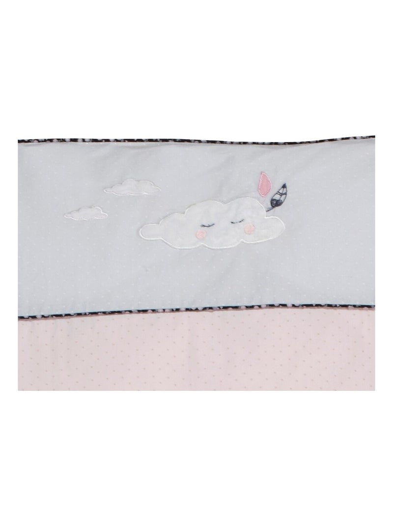 Funda nórdica 100x135cm y funda de almohada en algodón - SAUTHON Rosa - Kiabi