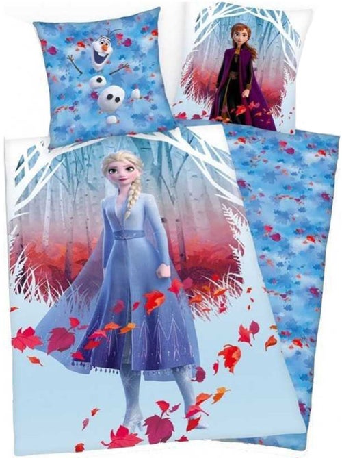 Funda nórdica 140 cm x 200 cm de poliéster reversible frozen disney - Kiabi Funda nórdica 140 cm x 200 cm de poliéster reversible frozen disney - Kiabi