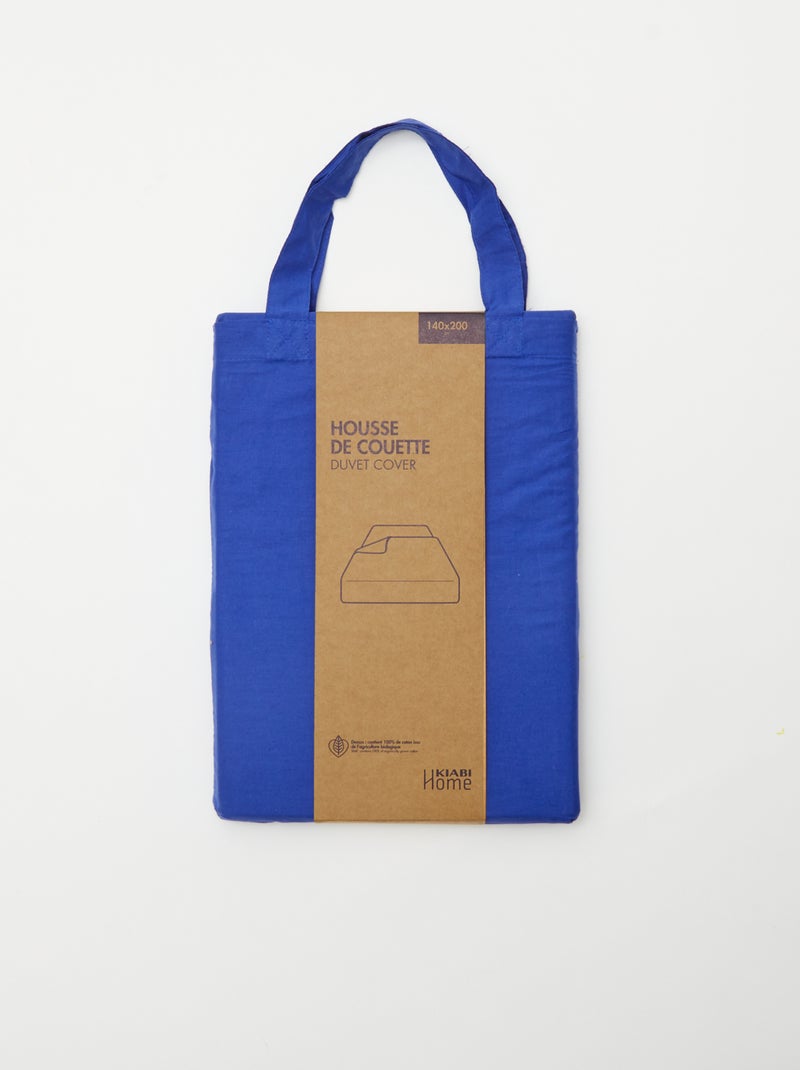 Funda nórdica 140 x 200 cm - Kiabi Home AZUL - Kiabi