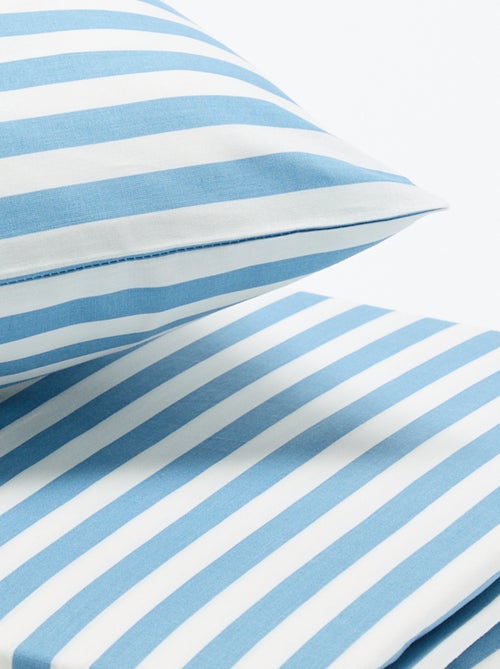 Funda nórdica (140 x 200cm) + funda de almohada - 2 piezas - Kiabi Funda nórdica (140 x 200cm) + funda de almohada - 2 piezas - Kiabi