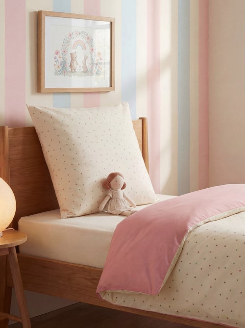 Funda nórdica (140 x 200cm) + funda de almohada - 2 piezas - Kiabi