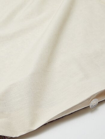 Funda nórdica 2 personas 240 x 220cm de algodón - Kiabi Home