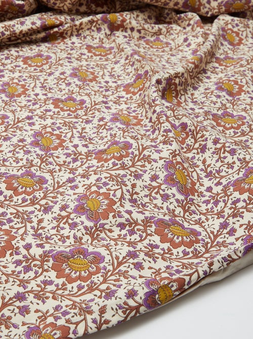 Funda nórdica 2 personas 240 x 220cm de algodón - Kiabi Home - Kiabi Funda nórdica 2 personas 240 x 220cm de algodón - Kiabi Home - Kiabi