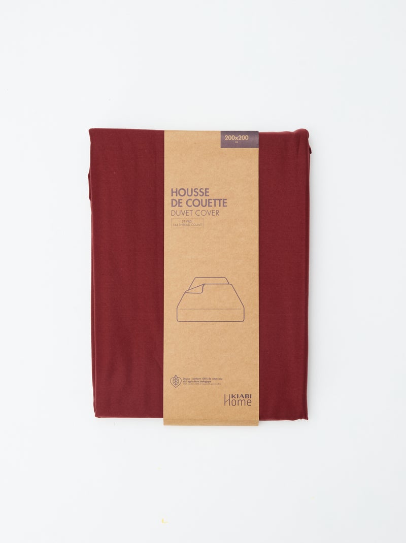 Funda nórdica (200 x 200 cm) - Kiabi Home Marron - Kiabi