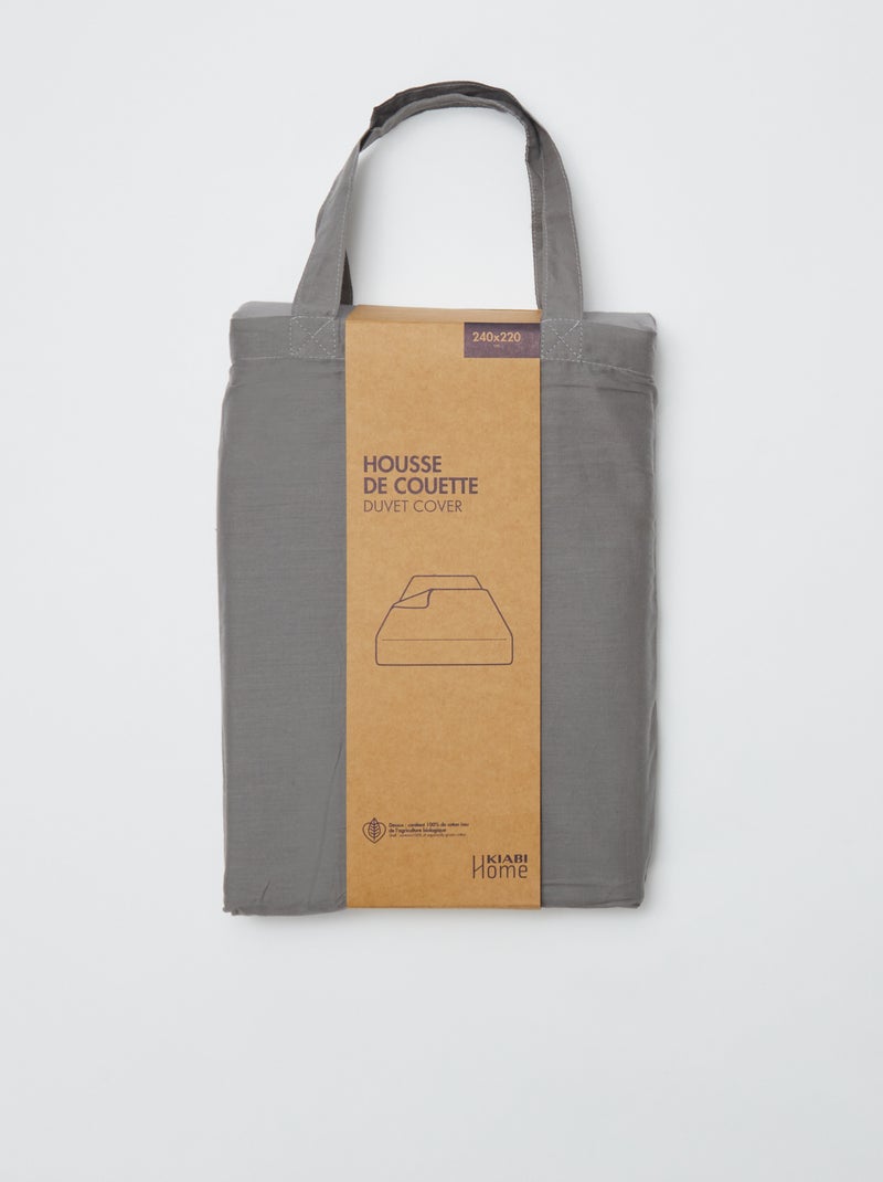 Funda nórdica (240 x 220 cm) - Kiabi Home GRIS - Kiabi