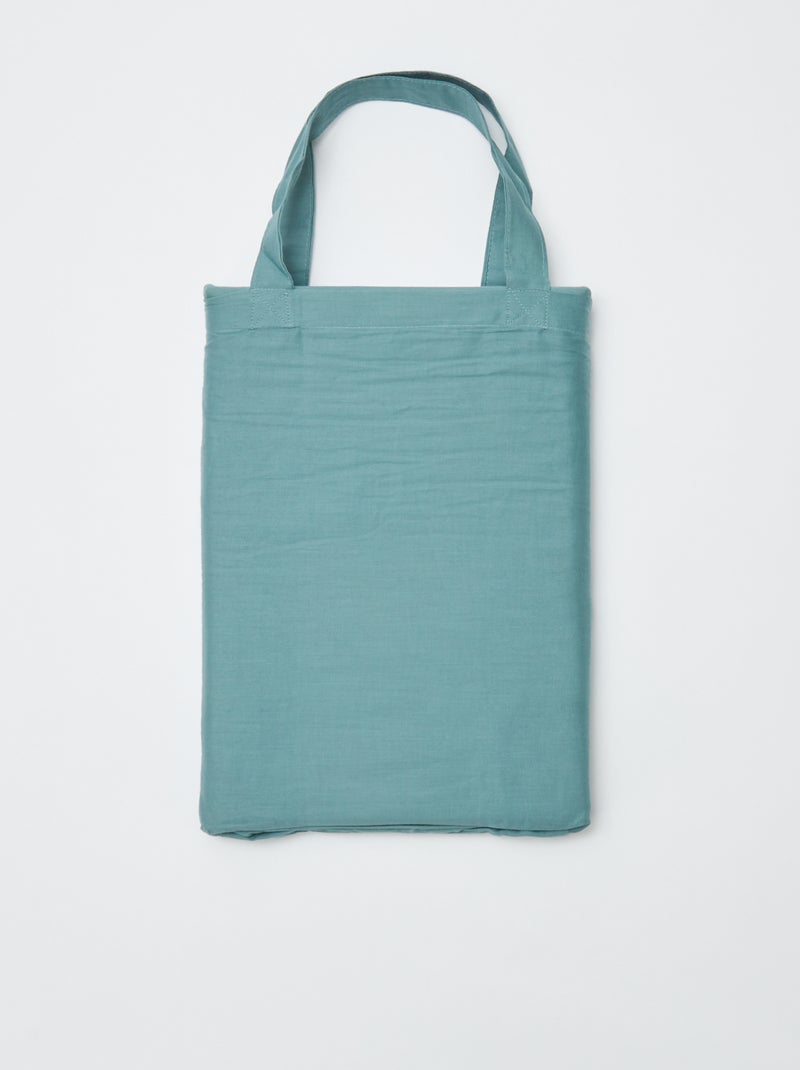 Funda nórdica (240 x 220 cm) - Kiabi Home Verde azulado - Kiabi