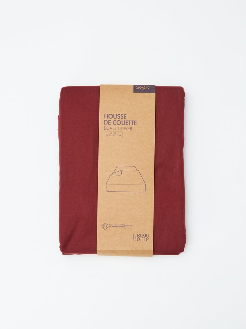 Funda nórdica (260 x 240 cm) - Kiabi Home Marron - Kiabi