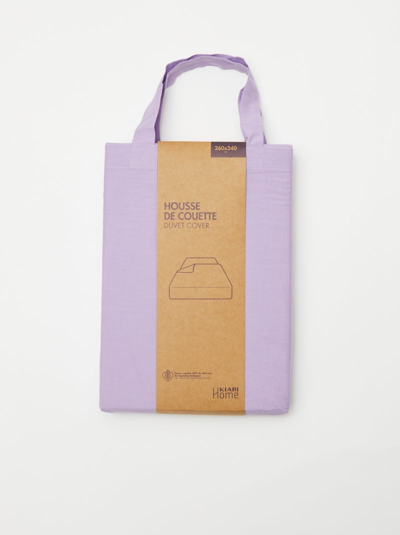Funda nórdica (260 x 240 cm) - Kiabi Home PURPURA - Kiabi