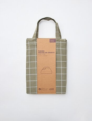 Funda nórdica (260 x 240cm) a cuadros