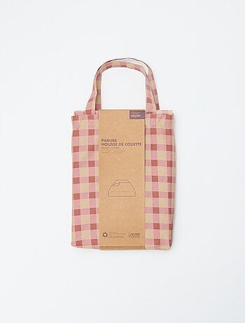 Funda nórdica (260 x 240cm) a cuadros