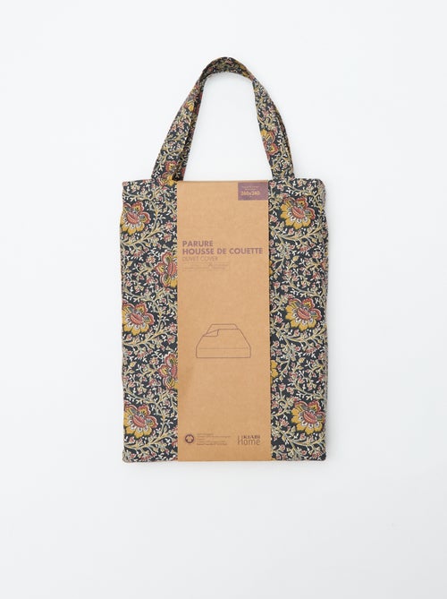 Funda nórdica (260 x 240cm) flores - Kiabi