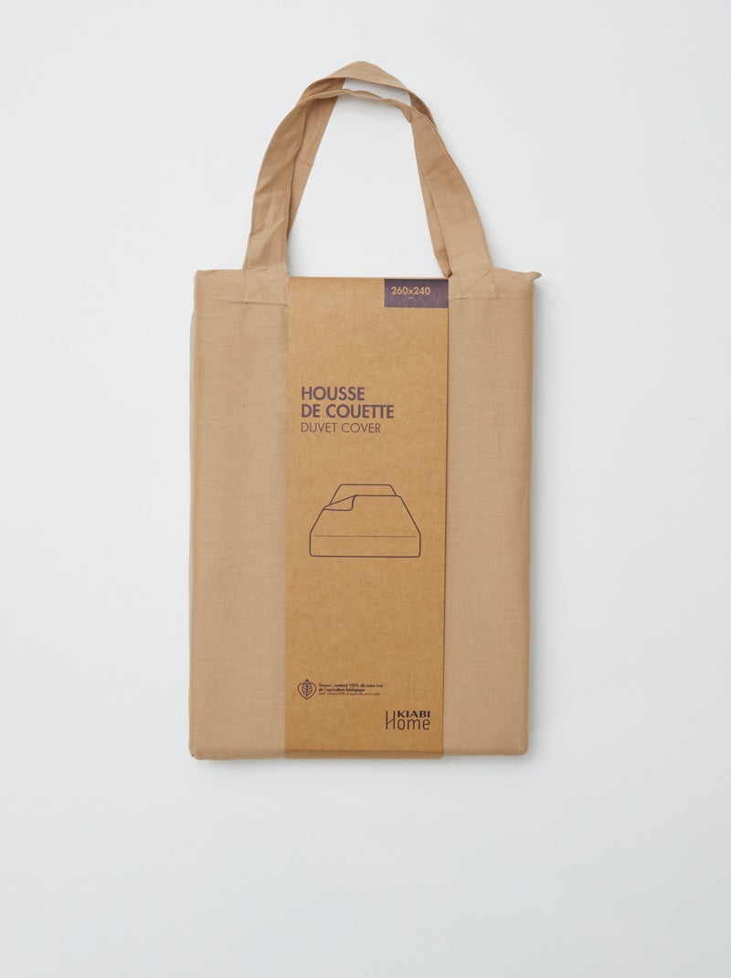 Funda nórdica (260x240 cm) - Kiabi Home BEIGE - Kiabi