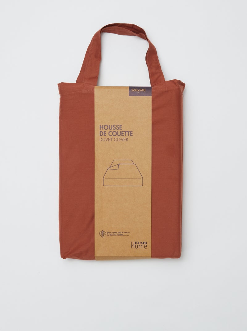 Funda nórdica (260x240 cm) - Kiabi Home MARRON - Kiabi