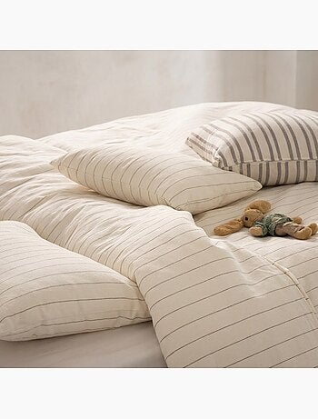Funda nórdica algodón hilo relieve, tejido texturizado. No incluye fundas de almohada.