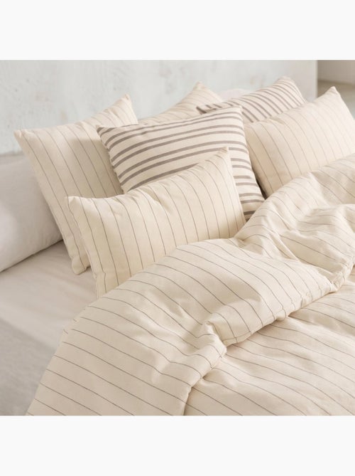 Funda nórdica algodón hilo relieve, tejido texturizado. No incluye fundas de almohada. - Kiabi