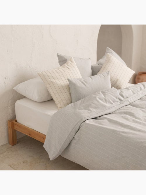 Funda nórdica algodón hilo relieve, tejido texturizado. No incluye fundas de almohada. - Kiabi