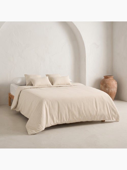 Funda nórdica algodón hilo relieve, tejido texturizado. No incluye fundas de almohada. - Kiabi