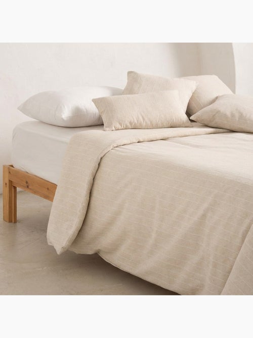 Funda nórdica algodón hilo relieve, tejido texturizado. No incluye fundas de almohada. - Kiabi