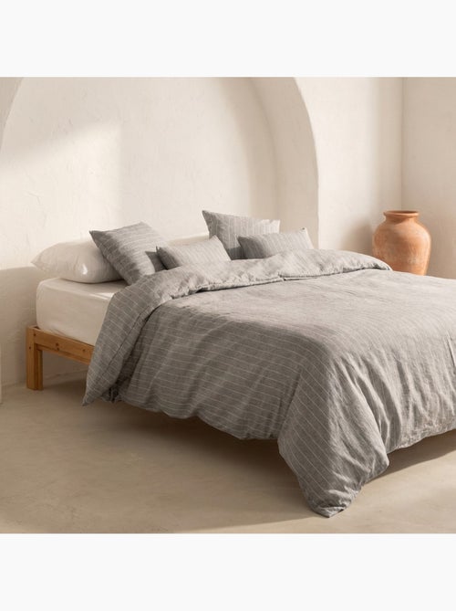 Funda nórdica algodón hilo relieve, tejido texturizado. No incluye fundas de almohada. - Kiabi