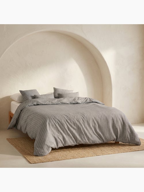 Funda nórdica algodón hilo relieve, tejido texturizado. No incluye fundas de almohada. - Kiabi