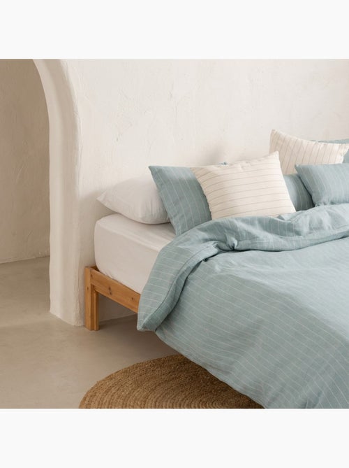 Funda nórdica algodón hilo relieve, tejido texturizado. No incluye fundas de almohada. - Kiabi
