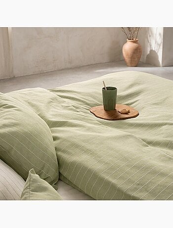 Funda nórdica algodón hilo relieve, tejido texturizado. No incluye fundas de almohada.