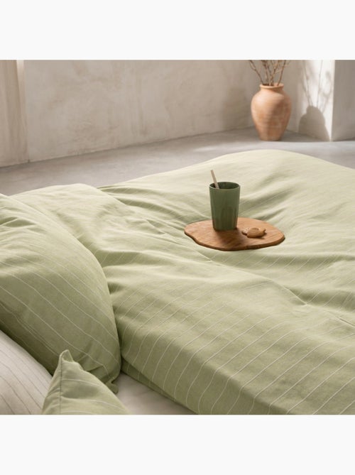 Funda nórdica algodón hilo relieve, tejido texturizado. No incluye fundas de almohada. - Kiabi