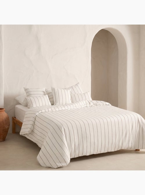 Funda nórdica algodón hilo relieve tintado, tejido texturizado. No incluye fundas de almohada. - Kiabi