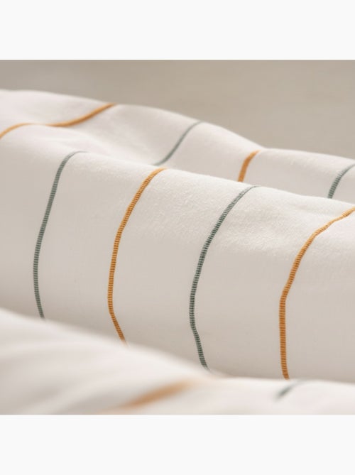 Funda nórdica algodón hilo relieve tintado, tejido texturizado. No incluye fundas de almohada. - Kiabi