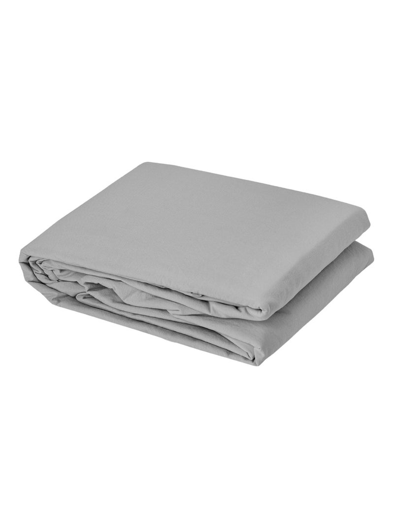 Funda Nórdica Algodón Lavado Oekotex Gris - Kiabi