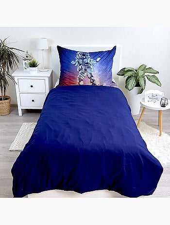 Funda nórdica astronauta 140 x 200 cm + almohada - conjunto de cama infantil