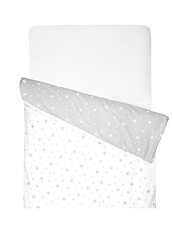 Funda nórdica bebé reversible de algodón stella | SEVIRA KIDS