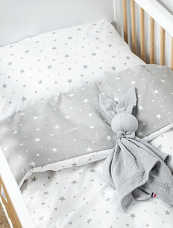 Funda nórdica bebé reversible de algodón stella | SEVIRA KIDS