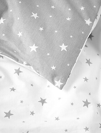 Funda nórdica bebé reversible de algodón stella | SEVIRA KIDS