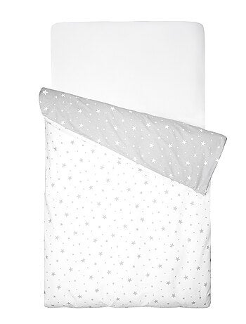 Funda nórdica bebé reversible de algodón stella | SEVIRA KIDS