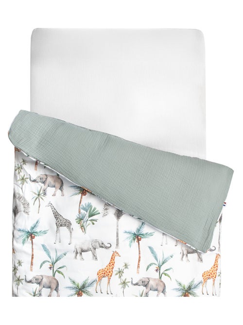 Funda nórdica bebé reversible gasa de algodón | SEVIRA KIDS - Kiabi