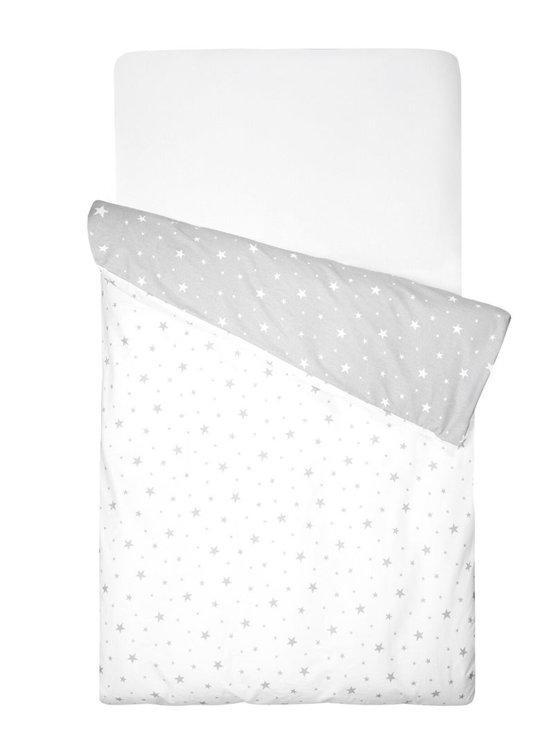 Funda nórdica bebé reversible gasa de algodón | SEVIRA KIDS Blanco - Kiabi