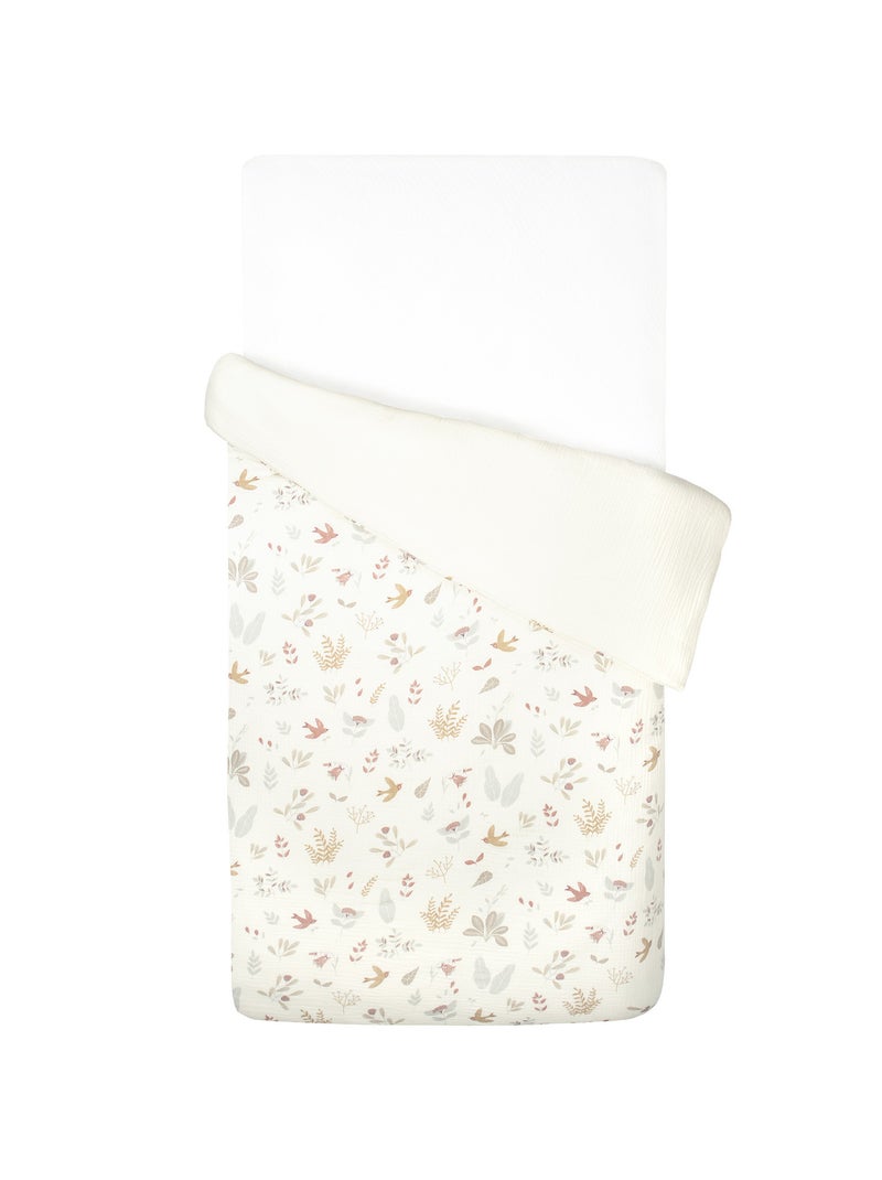 Funda nórdica bebé reversible gasa de algodón | SEVIRA KIDS Crudo - Kiabi