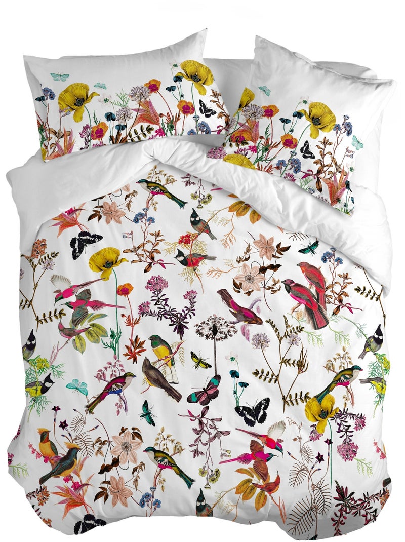 Funda nórdica Birds of paradise "Happyfriday" Multicolor - Kiabi