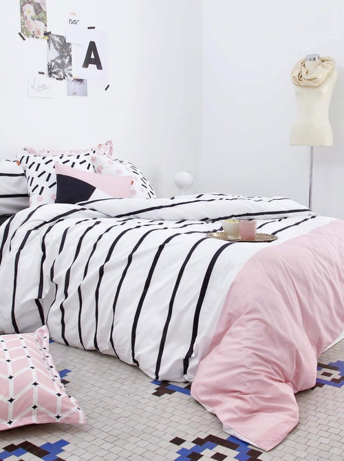 Funda nórdica Blush "Happyfriday" - Kiabi Funda nórdica Blush "Happyfriday" - Kiabi