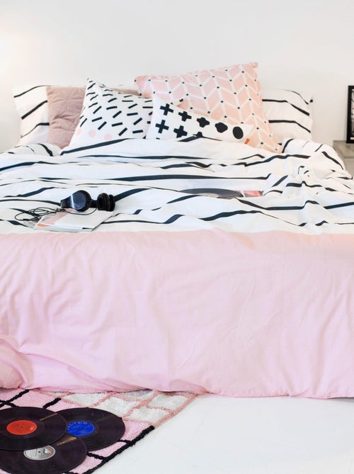 Funda nórdica Blush "Happyfriday" - Kiabi Funda nórdica Blush "Happyfriday" - Kiabi