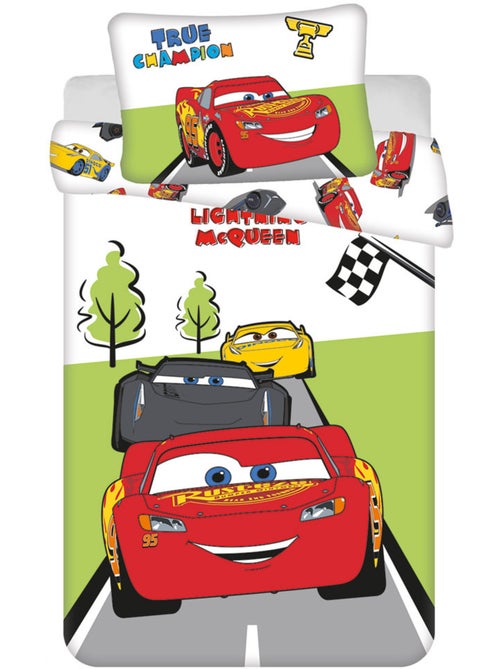 Funda nórdica cars champion 100x135 cm + funda de almohada - juego de cama para bebé - Kiabi