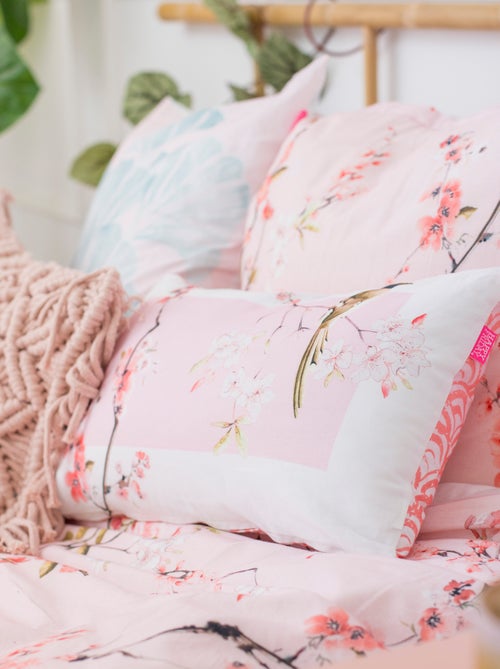 Funda nórdica Chinoiserie rose "Happyfriday" - Kiabi