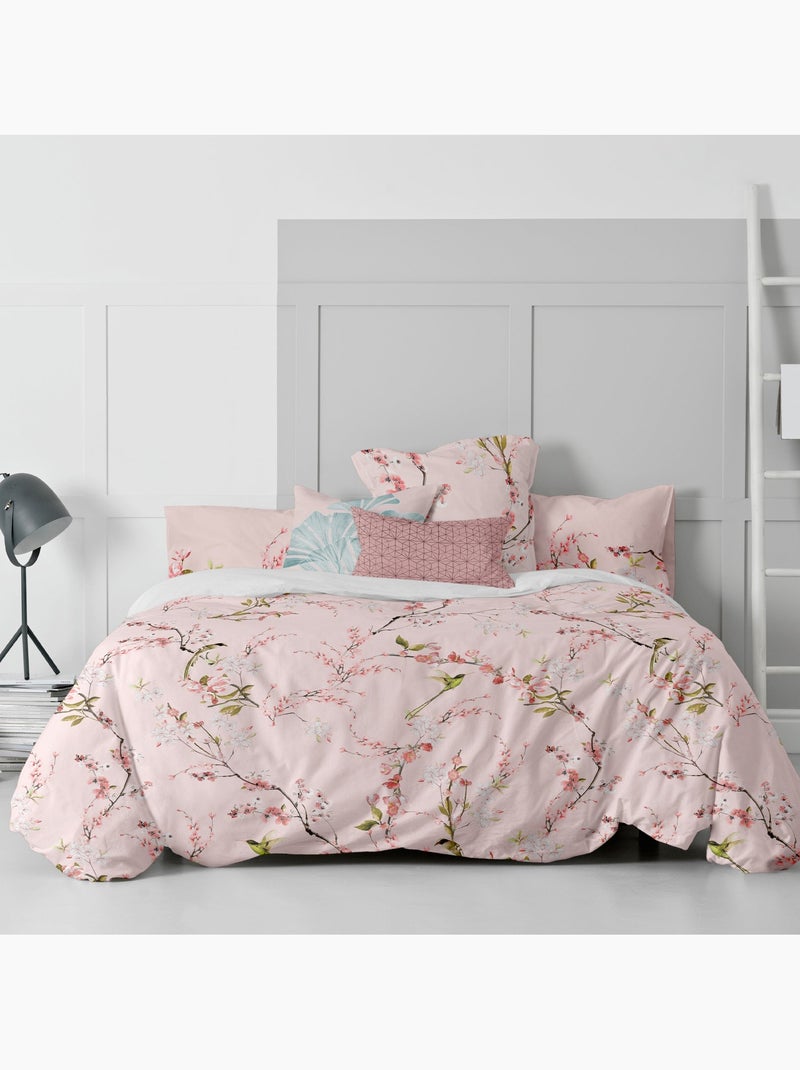 Funda nórdica Chinoiserie rose "Happyfriday" Blanco - Kiabi