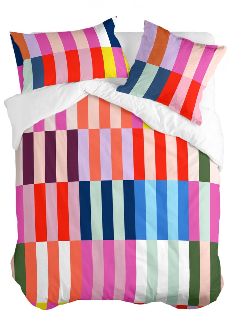 Funda nórdica Color pop "Happyfriday" Multicolor - Kiabi